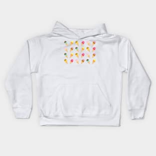 Ice Cream Pattern Kids Hoodie